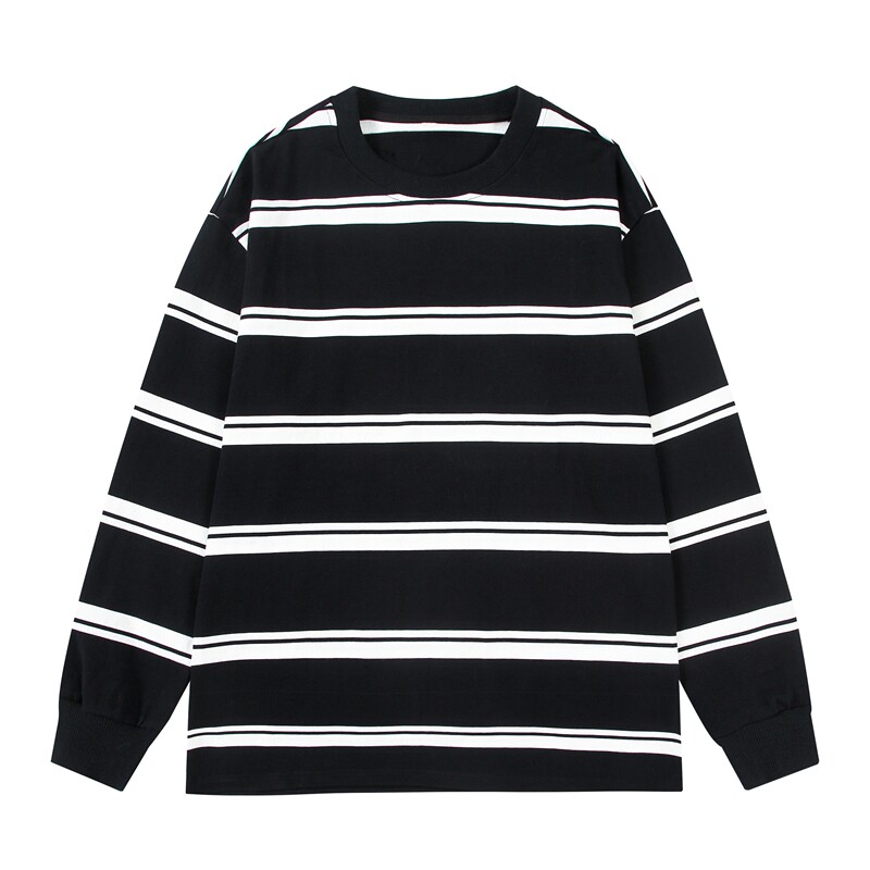 春秋季新男女卫衣休闲户外长袖翻领POLO衫条纹情侣卫衣WY2391P50，男装Polo衫，星座1410（原1902A）