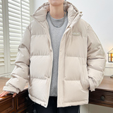 2025新款羽绒服男女情侣装士宽松冬季连帽短款防寒外套YR2318P200，男装羽绒服，星座1410（原1902A）
