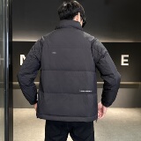 50绒标过检冬季羽绒服轻商务立领短款保暖羽绒服外套YR8001P150，男装羽绒服，星座1410（原1902A）