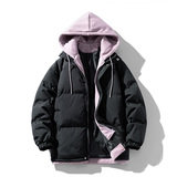 港风青少年中性风男女款棉服加厚保暖情侣男款棉衣外套MY2209P85，男装棉衣，星座1410（原1902A）