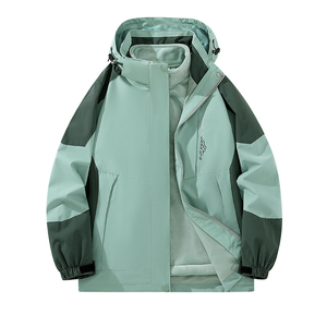 秋冬男女款夹克户外三合一冲锋衣可拆卸两件套登山服CF1818SP85图片
