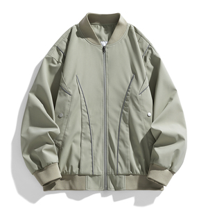 棒球服外套男女春秋季冲锋衣休闲百搭飞行员夹克工装上衣JK238P45图片