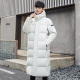 新款羽绒服男女情侣中长款过膝潮流加厚保暖冬季上衣YR908P260，男装羽绒服，星座1410（原1902A）