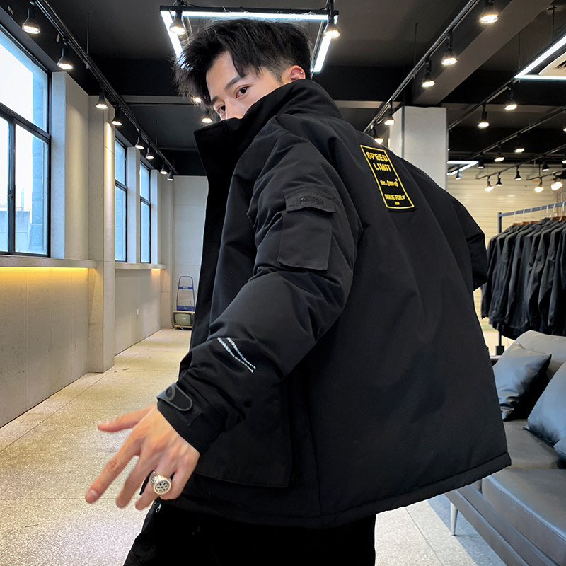 BLLZ店主风爆款羽绒服男短款工装男士韩版潮牌加厚外套898-P120,男装羽绒服,星座1410（原1902A）