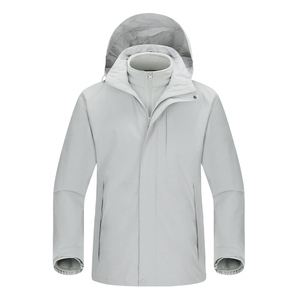 秋冬男女款夹克户外三合一冲锋衣可拆卸两件套登山服 CF2577P145图片