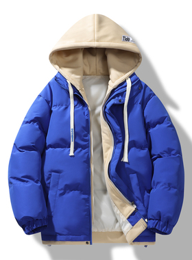 立领棉衣男女外套秋冬季潮加绒加厚保暖防寒情侣羽绒棉服MY062P55