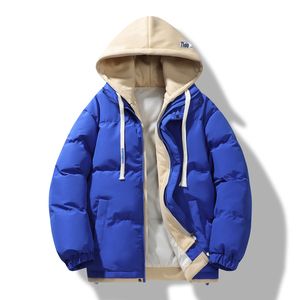 立领棉衣男女外套秋冬季潮加绒加厚保暖防寒情侣羽绒棉服MY062P55