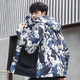 秋冬季情侣款连帽白鸭绒羽绒服男士短款青年学生外套YR7065P70，男装羽绒服，星座1410（原1902A）