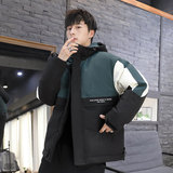 2021冬季新品加厚连帽羽绒服男士短款青年白鸭绒保暖休闲大码，男装羽绒服，星座1410（原1902A）