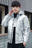 男士2021新款冬季羽绒服防寒服亮面保暖休闲加厚外套YR9831P130，男装羽绒服，星座1410（原1902A）