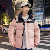 2026冬季短款男士羽绒服青年男女立领宽松上衣加厚外套YR1029P70，男装羽绒服，星座1410（原1902A）