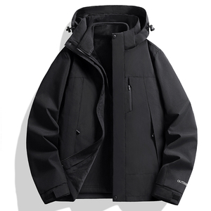 秋冬男女夹克户外三合一情侣冲锋衣可拆卸两件套登山服CF2418P100图片