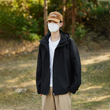 男夹克可拆卸帽户外情侣冲锋衣防水防风衣女登山服外套JK23618P55，男装夹克，星座1410（原1902A）
