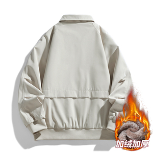 夹克男女同款秋冬加绒潮牌时尚户外防水休闲外套冲锋衣 AJ2510P78图片