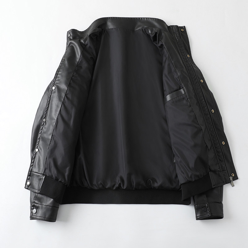 跨境皮衣男士外套秋季立领机车服防风帅PU皮夹克皮衣男PY6803P83,男装夹克,星座1410（原1902A）