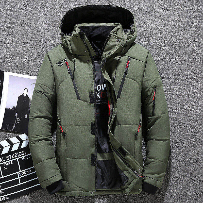 跨境外贸男女士羽绒服短款冬季韩加厚外套潮工装羽绒服YR1987P100,男装羽绒服,星座1410（原1902A）