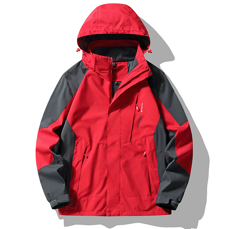 冲锋衣男女情侣春秋运动户外防风防水跑步登山薄外套JK1818DP55,男装夹克,星座1410（原1902A）