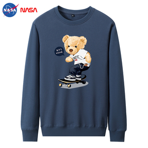 320克大毛圈卫衣棉情侣圆领卫衣纯棉春秋男装卫衣 7ANS20P35图片