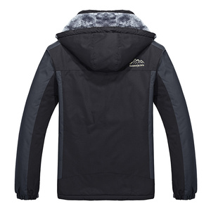 L-5XL户外冲锋衣男女大码加绒加厚登山服冬防风保暖棉衣 MY828P75图片