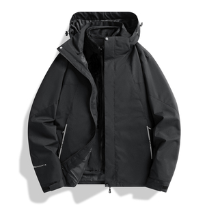 秋冬男女款夹克户外三合一冲锋衣可拆卸两件套登山服 CF2608P100图片