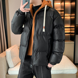 假两件棉衣男士冬季加厚潮牌连帽外套情侣仿丝棉衣服MY28188P100，男装棉衣，星座1410（原1902A）