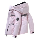 羽绒服男士2024年新款中长款连帽宽松情侣款工装外套YR9874P240，男装羽绒服，星座1902A（原星座1216）