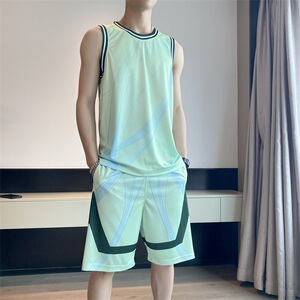 运动篮球服新款运动套装篮球服男定制潮衣服篮球衣 TZ062P32图片