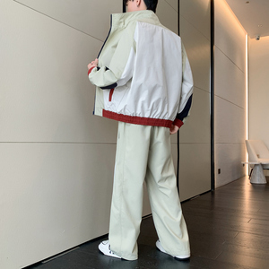 春秋季新款套装男女休闲防水拼接休闲套装 TZ571P98图片