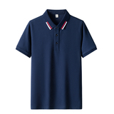 2026新款春夏POLO衫男短袖男T恤95棉男款可印可绣PL6619P40，男装Polo衫，星座1410（原1902A）