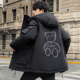 新款羽绒服男士工装爆款连帽冬季羽绒外套潮流男YR9875P180，男装羽绒服，星座1410（原1902A）