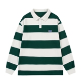 春秋条纹卫衣长袖T恤情侣宽松条纹上衣男女休闲POLO卫衣WY2381P48，男装T恤，星座1410（原1902A）