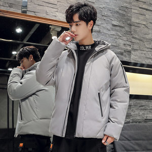 2021主推现货韩版时尚连帽白鸭绒羽绒服修身羽绒服户外YR103-P100图片