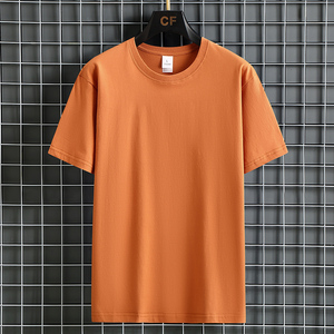 纯棉短袖T恤新男女t恤100纯棉高品质百搭T恤不起球12色 DT2001P15图片
