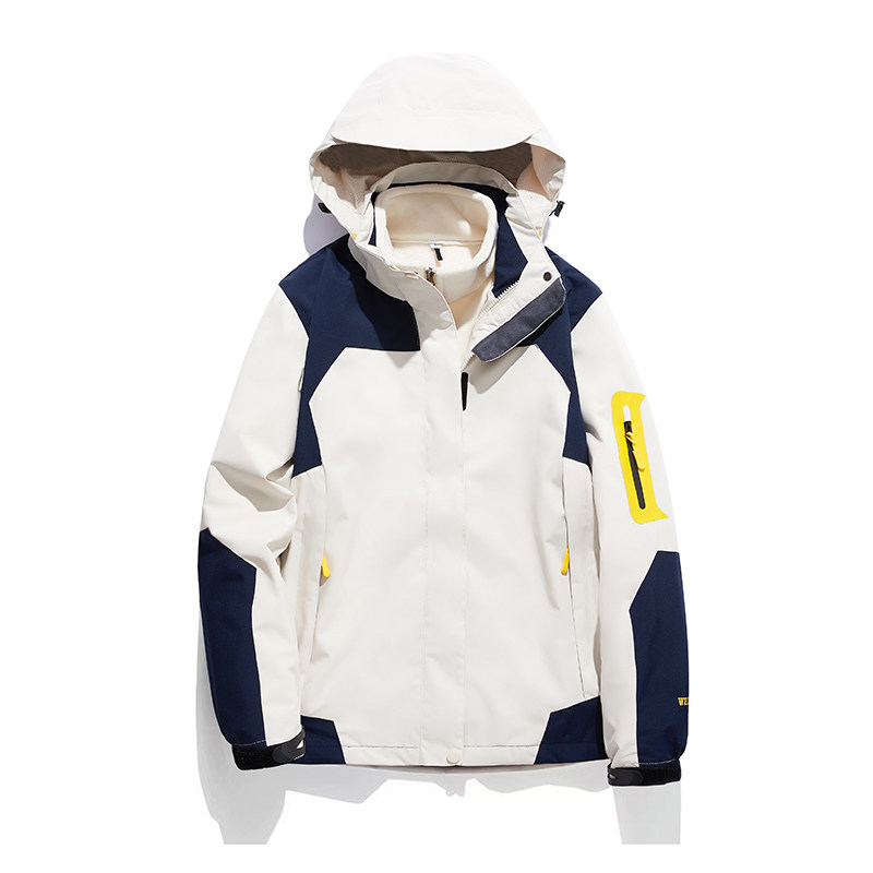 秋冬男女款夹克户外三合一冲锋衣可拆卸两件套登山服CF552YP95,男装夹克,星座1410（原1902A）