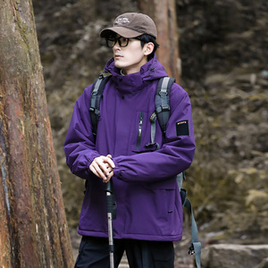 S-8XL薄防风防水冲锋衣男女大码夹克春秋户外情侣登山服JK6688P65图片