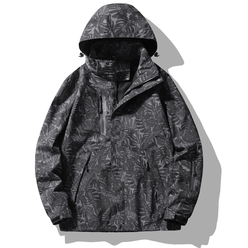春秋冲锋衣情侣户外运动枫叶防风防水夹克外套登山服CF1203DP60,男装夹克,星座1410（原1902A）