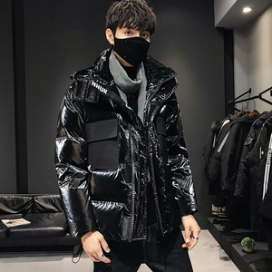 BLLZ室内模特爆款羽绒服男短款工装男士韩版潮牌加厚外套938-P300图片