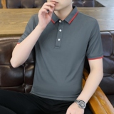 男士POLO衫春夏季潮流纯色简约公版上衣商务短袖T恤衫PL3381P25，男装Polo衫，星座1410（原1902A）
