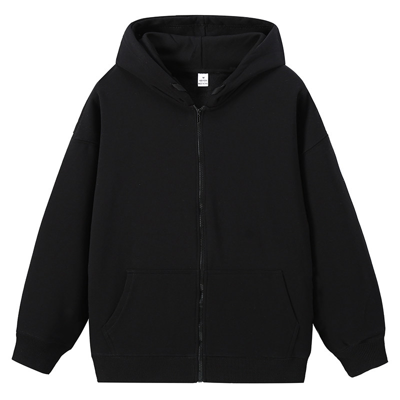 开衫卫衣350克大毛圈45棉纯色宽松连帽卫衣情侣装校服WY8006-P42,男装卫衣,星座1410（原1902A）