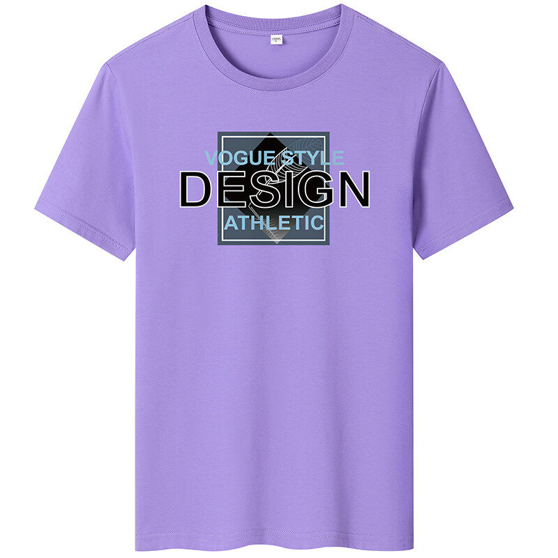 夏季男士短袖t恤潮流潮牌宽松纯棉衣服2024新款DT4087-DESIGN-P16,男装棉衣,星座1410（原1902A）