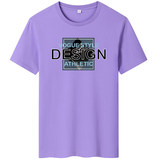 夏季男士短袖t恤潮流潮牌宽松纯棉衣服2024新款DT4087-DESIGN-P16，男装棉衣，星座1410（原1902A）