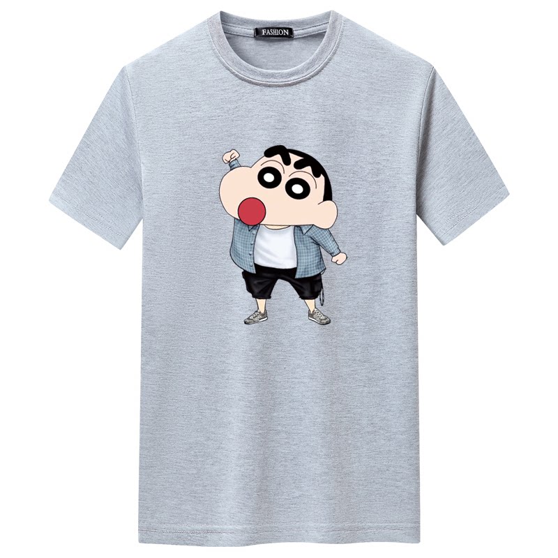 夏季男短袖t恤青春宽松CVC60%棉衣服新款男装DT3290-衬衣小新-P15,男装T恤,星座1410（原1902A）