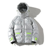 白鸭绒男士羽绒服2024冬季韩版帅气连帽青年大码外套男YR1358P115，男装羽绒服，星座1410（原1902A）