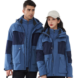 冲锋衣情侣新款三合一工装山系户外防水春秋冬季外套CF-D22P255，男装夹克，星座1410（原1902A）