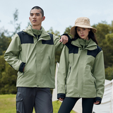 秋冬男女款夹克户外三合一冲锋衣可拆卸两件套登山服CF23688P95，男装夹克，星座1410（原1902A）