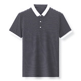 夏季新款男士短袖T恤全棉薄款商务翻领男装polo衫男款PL8815P35，男装T恤，星座1410（原1902A）
