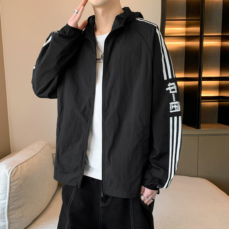 港风防晒衣男女夏季防晒服防紫外线外套户外冰丝轻薄皮肤衣F02P45图片