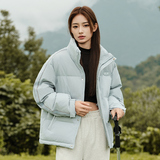 2024白鸭绒羽绒服男士宽松立领短款上衣潮牌时尚外套YR2316P170，男装羽绒服，星座1410（原1902A）