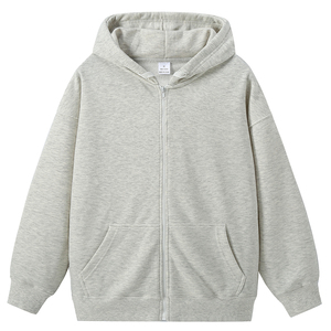 开衫卫衣350克大毛圈45棉 纯色宽松连帽卫衣情侣装校服WY8006-P42图片