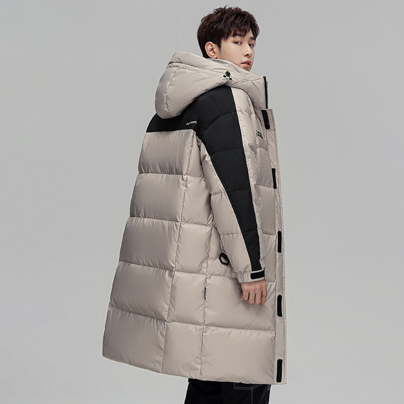2026冬季男长款羽绒服潮青年流行男女宽松上衣加厚外套YR022P220,男装羽绒服,星座1410（原1902A）